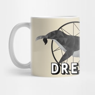 Black dream whale Mug